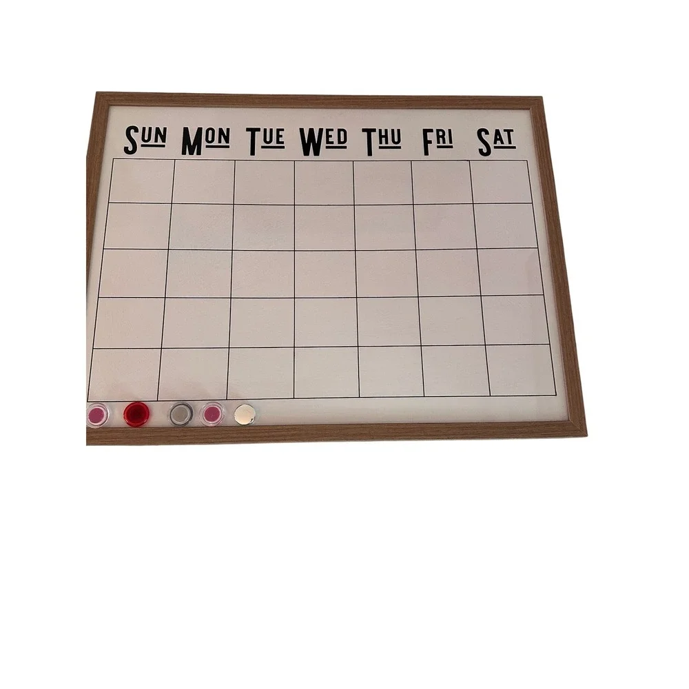 Dry Erase‎ Calendar Set Magnetic Weekly Monthly Daily Planner 2025 Desk Calendar